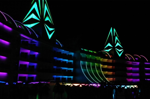 Delphin Botanik Platinum Hotel Facade Lighting Project