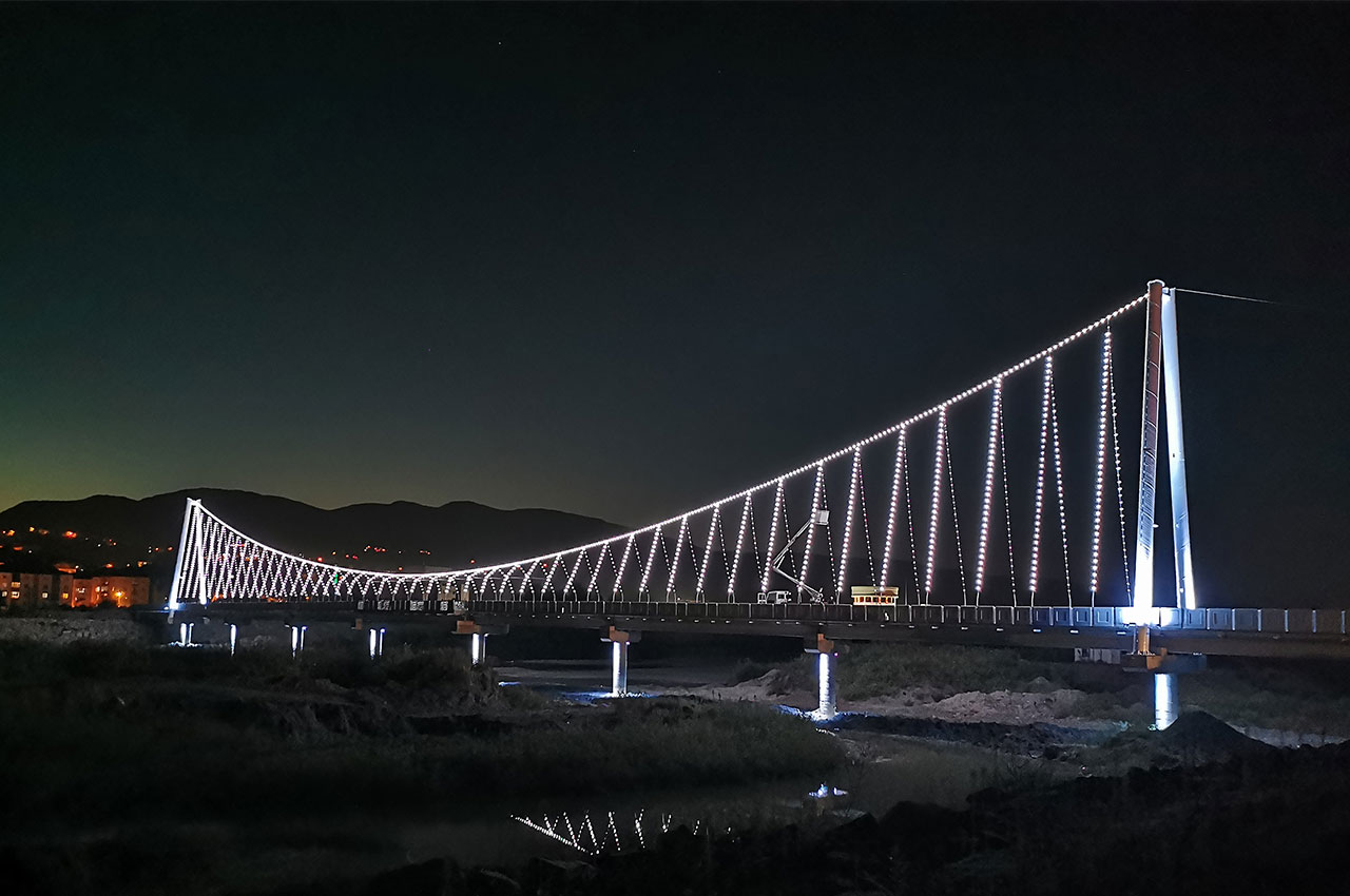 Çaycuma Sarıkaş Köprüsü Aydınlatma Projesi