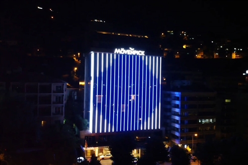 Bursa Mövenpick Hotel Dış Cephe Aydınlatma Projesi