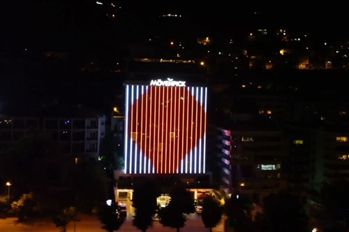 Bursa Mövenpick Hotel Dış Cephe Aydınlatma Projesi