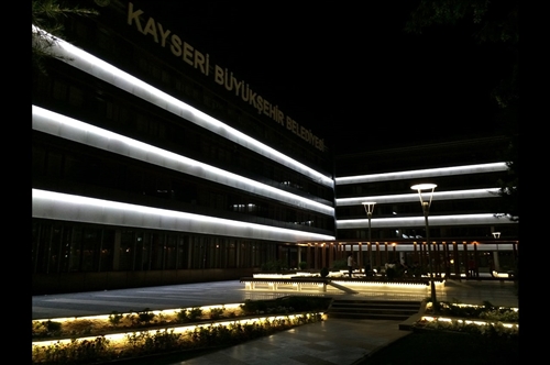 Kayseri Büyükşehir Belediyesi Peyzaj Led Aydınlatma Projesi