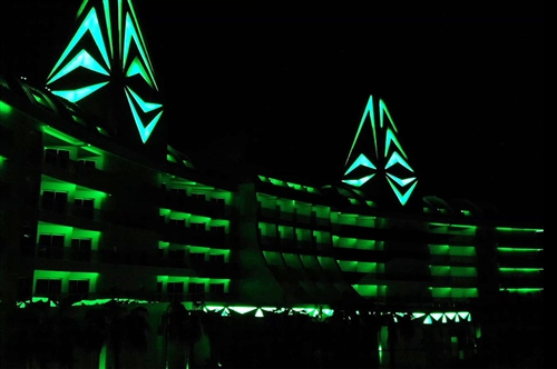 Delphin Botanik Platinum Hotel Facade Lighting Project